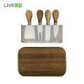 Acacia Wooden Cheese Board Set